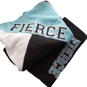 10-12 Chilli Pop Sweat Outfit Black/Turquoise